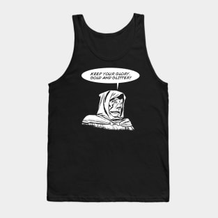 Keep Your Glory Gold And Glitter Tank Top